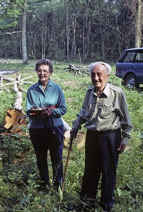 Photograph of John and his wife Chris
